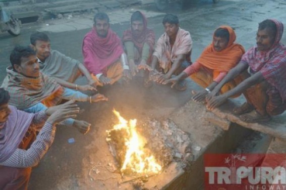 Winter intensifies its grip in Tripura